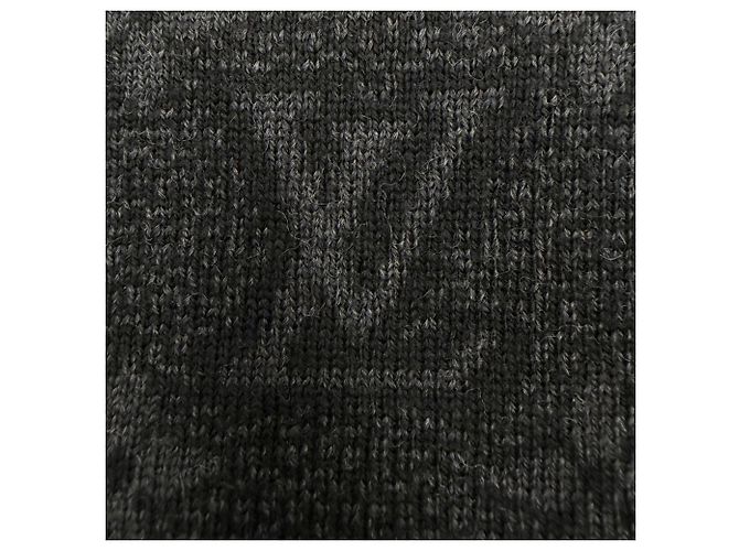 Stola Louis Vuitton My Monogram Eclipse Marrone Nero - vista 7