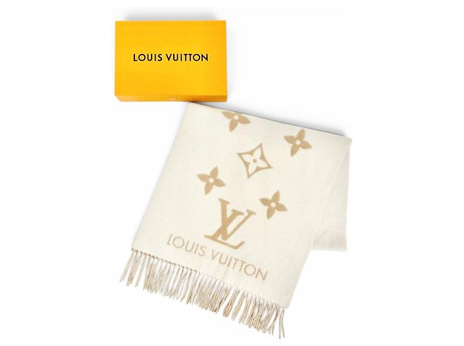 Stola in cashmere Reykjavik Louis Vuitton Beige - vista 2