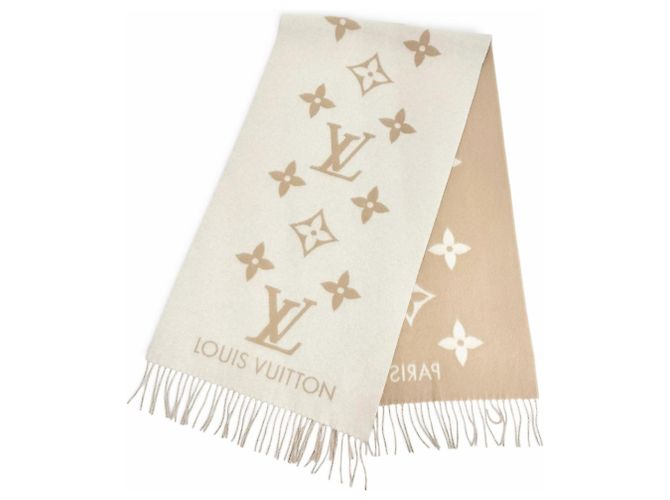 Stola in cashmere Reykjavik Louis Vuitton Beige - vista 3