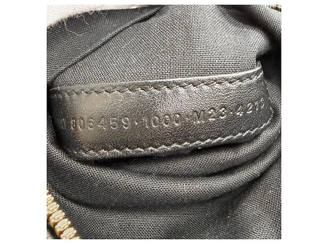 Borsa a tracolla Balenciaga in pelle di vitello nera Nero - vista 12