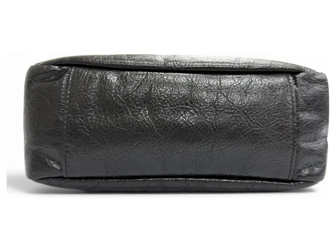 Borsa a tracolla Balenciaga in pelle di vitello nera Nero - vista 4