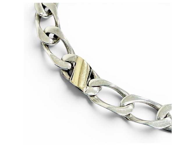 Tiffany & Co Bracciale con charm Tiffany Figaro in argento 925 e oro D'oro - vista 2