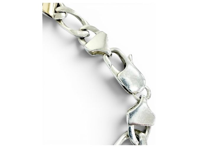 Tiffany & Co Bracciale con charm Tiffany Figaro in argento 925 e oro D'oro - vista 3