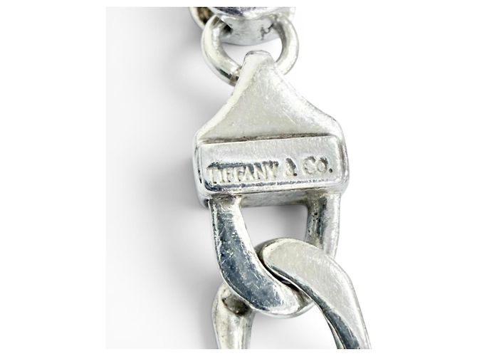 Tiffany & Co Bracciale con charm Tiffany Figaro in argento 925 e oro D'oro - vista 4