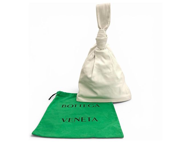 Borsa a mano Mini The Twist in pelle Bottega Veneta Bianco - vista 2