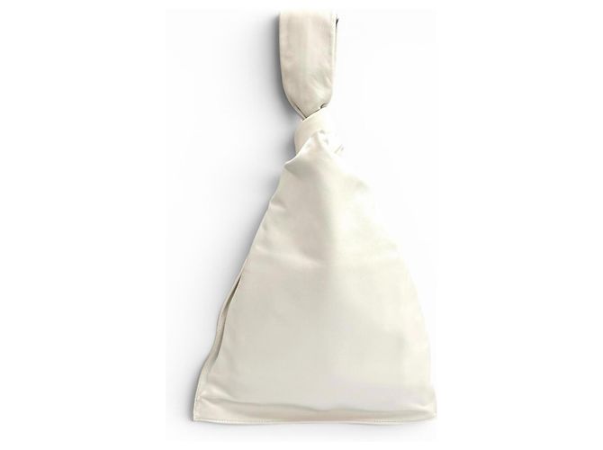 Borsa a mano Mini The Twist in pelle Bottega Veneta Bianco - vista 3