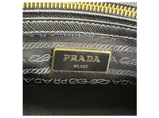 Prada Galleria Small Saffiano Leather Handbag Black - view 13