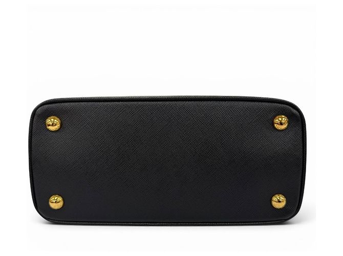 Prada Galleria Small Saffiano Leather Handbag Black - view 3