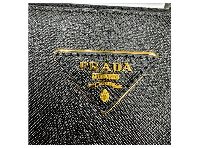 Prada Galleria Small Saffiano Leather Handbag Black - view 9
