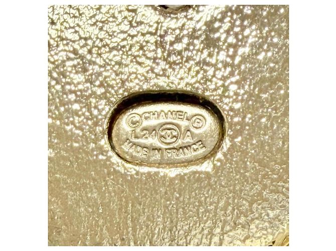 Spilla Chanel Coco Mark Heart Musical Note Multicolore D'oro - vista 6