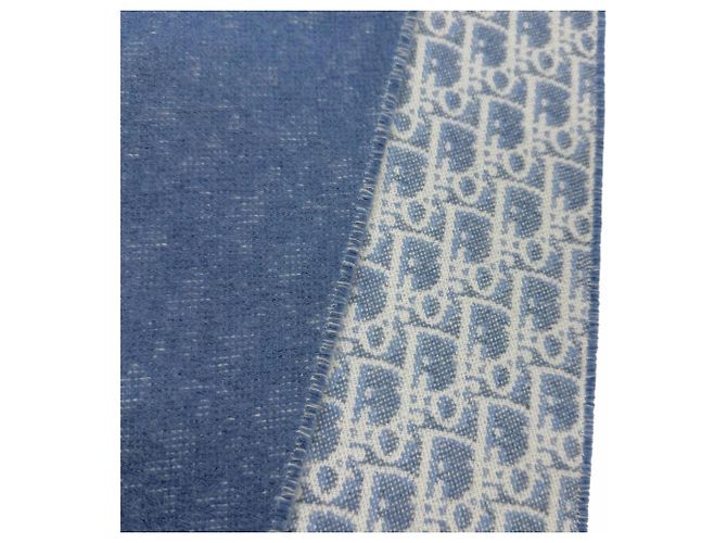 Stola in cashmere Christian Dior 25CDO309I093 Blu Crudo - vista 4
