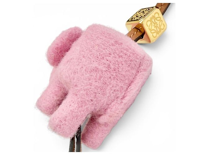 Charm per borsa elefante Loewe Marrone Rosa - vista 4
