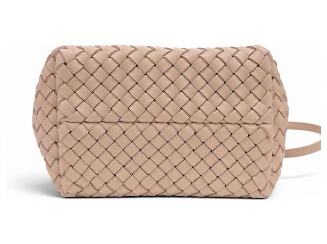 Bottega Veneta Intrecciato Mini Cabas Rosa - vista 5