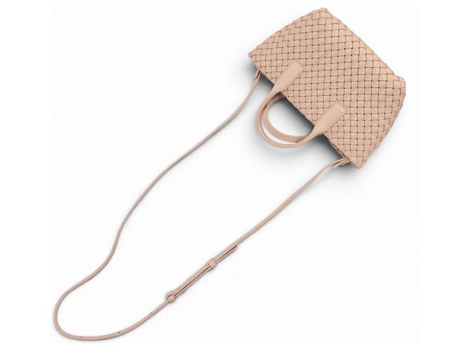 Bottega Veneta Intrecciato Mini Cabas Rosa - vista 7