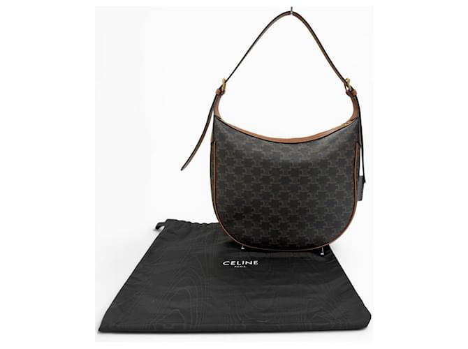 Céline Borsa a Spalla Celine Medium Eloise Marrone - vista 2