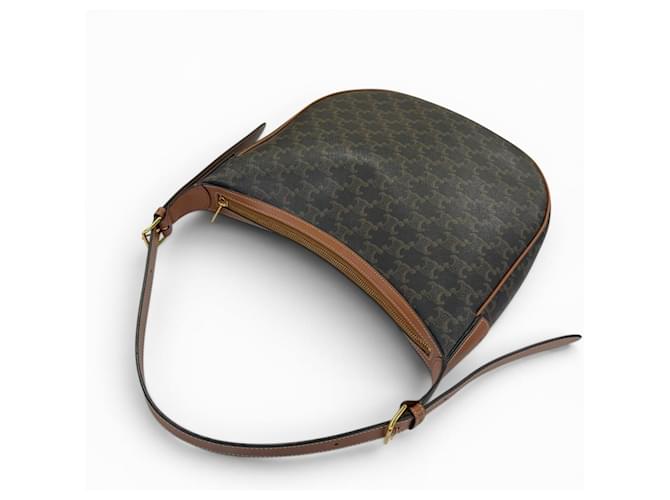 Céline Borsa a Spalla Celine Medium Eloise Marrone - vista 5