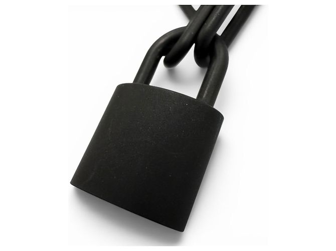 Bracciale Louis Vuitton Lockit Virgil Abloh Nero - vista 5
