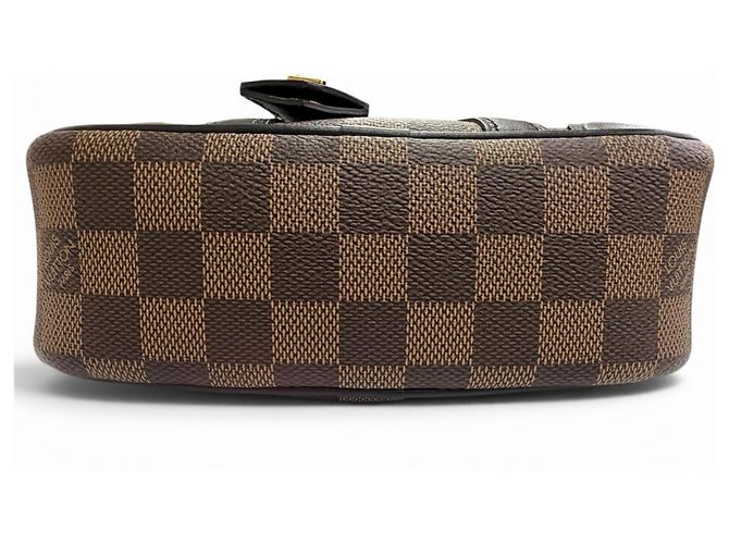 Borsa a Spalla Louis Vuitton Damier Valisette Souple BB Marrone - vista 5