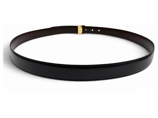 Cartier Must de Reversible Leather Belt Black Dark brown - view 4