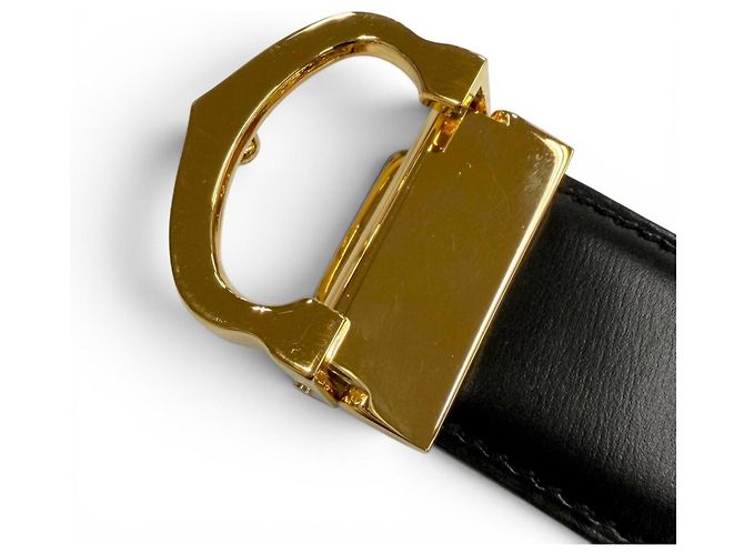 Cartier Must de Reversible Leather Belt Black Dark brown - view 5