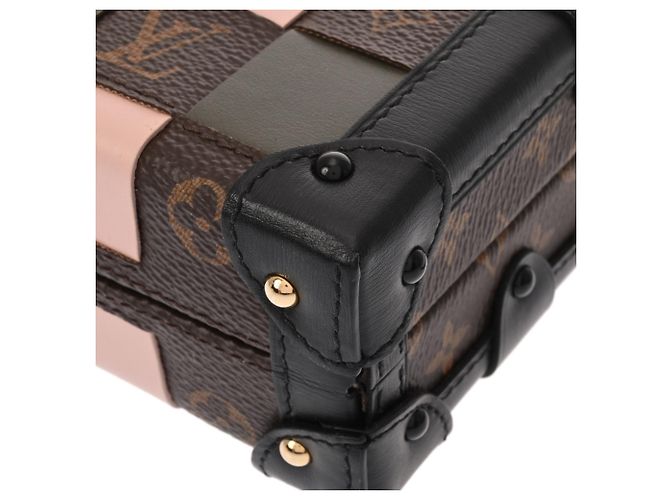 Borsa a Spalla Louis Vuitton Petite Malle Rosa Cachi - vista 7