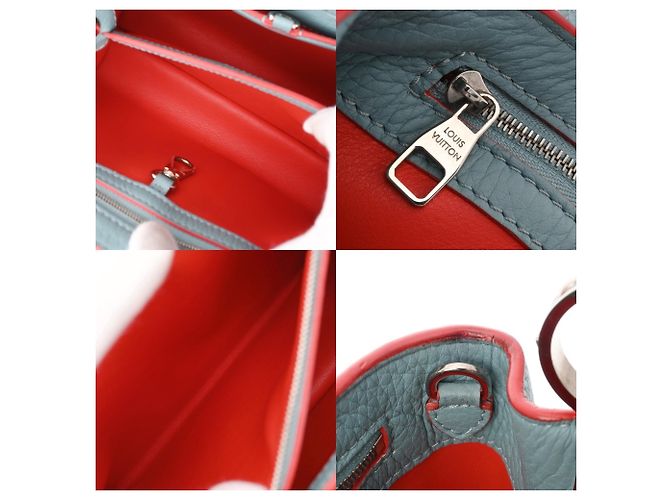 Borsa Louis Vuitton Capucines BB Blue - vista 10