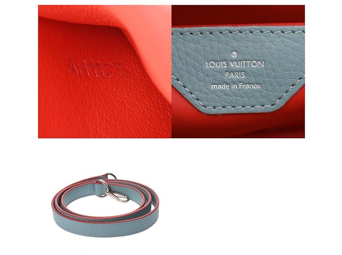 Borsa Louis Vuitton Capucines BB Blue - vista 11