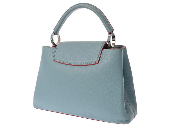 Borsa Louis Vuitton Capucines BB Blue - vista 3