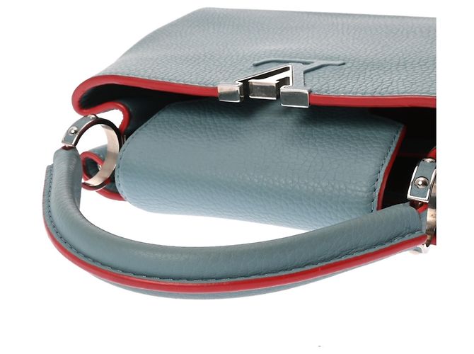Borsa Louis Vuitton Capucines BB Blue - vista 4