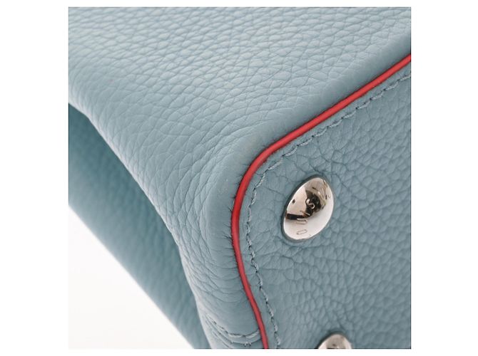 Borsa Louis Vuitton Capucines BB Blue - vista 8