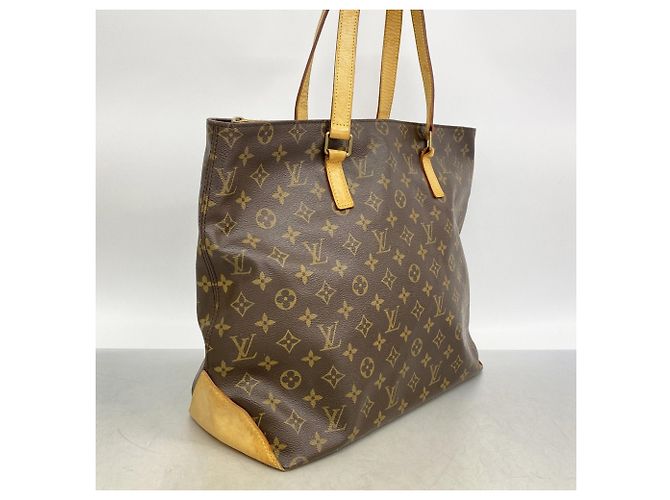 Borsa Tote Louis Vuitton Monogram Cabas Mezzo Marrone - vista 2