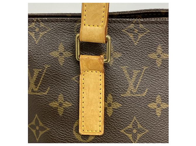 Borsa Tote Louis Vuitton Monogram Cabas Mezzo Marrone - vista 7