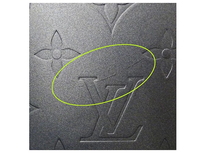Borsa Louis Vuitton Monogram Mat Nero - vista 10