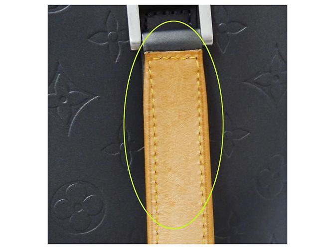 Borsa Louis Vuitton Monogram Mat Nero - vista 11