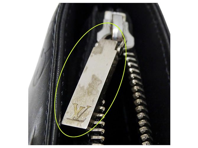Borsa Louis Vuitton Monogram Mat Nero - vista 13