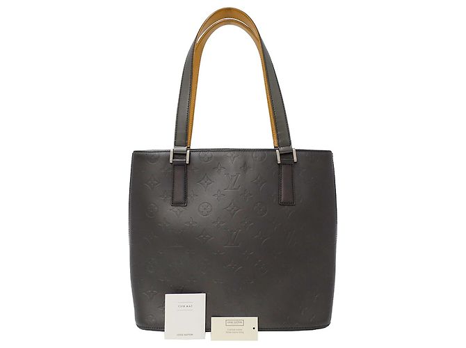 Borsa Louis Vuitton Monogram Mat Nero - vista 5