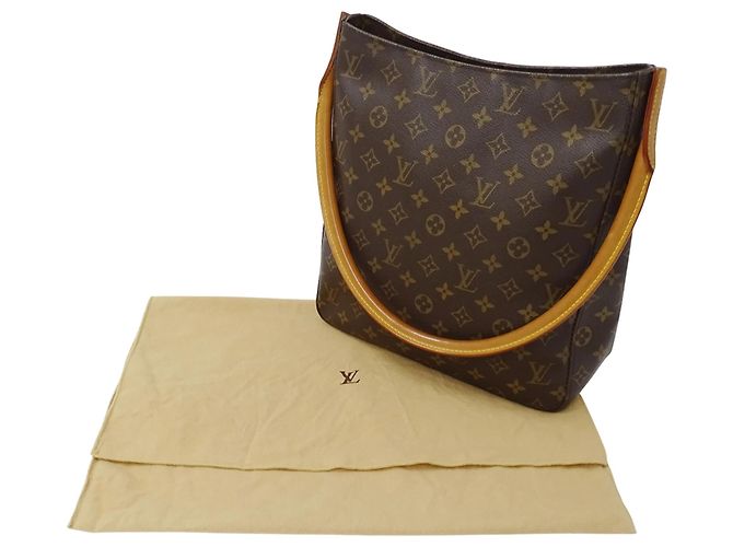 Looping Borsa a Spalla Louis Vuitton Monogram Monogramma - vista 7
