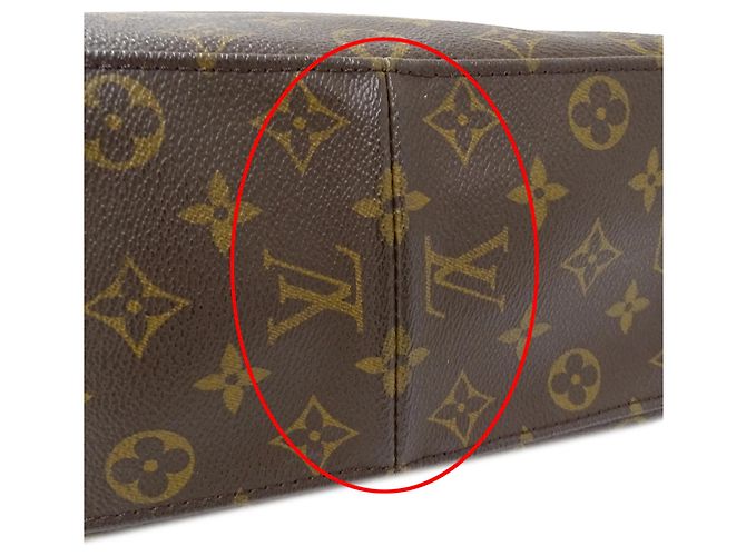 Looping Borsa a Spalla Louis Vuitton Monogram Monogramma - vista 9