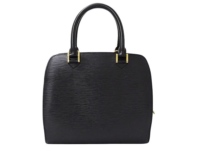 Borsa a mano in pelle Epi Louis Vuitton Nero - vista 2