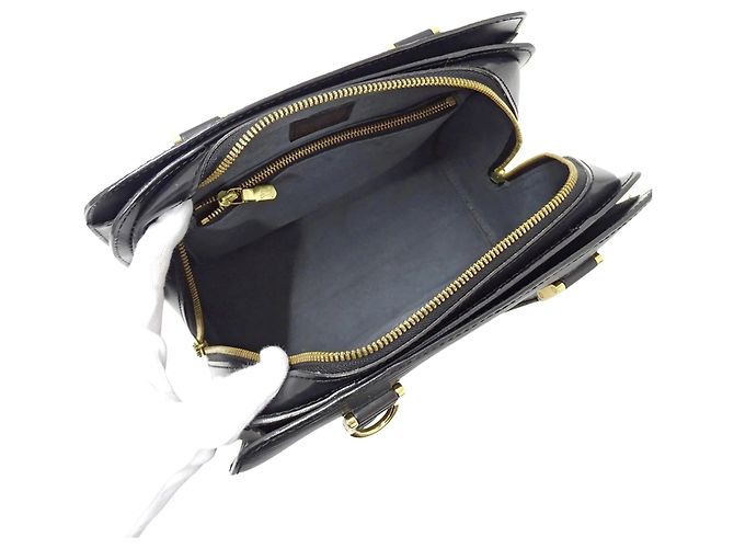 Borsa a mano in pelle Epi Louis Vuitton Nero - vista 5