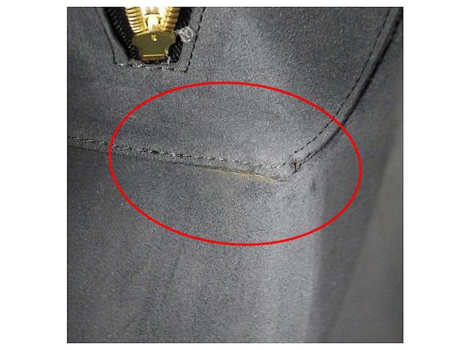 Borsa a mano in pelle Epi Louis Vuitton Nero - vista 7