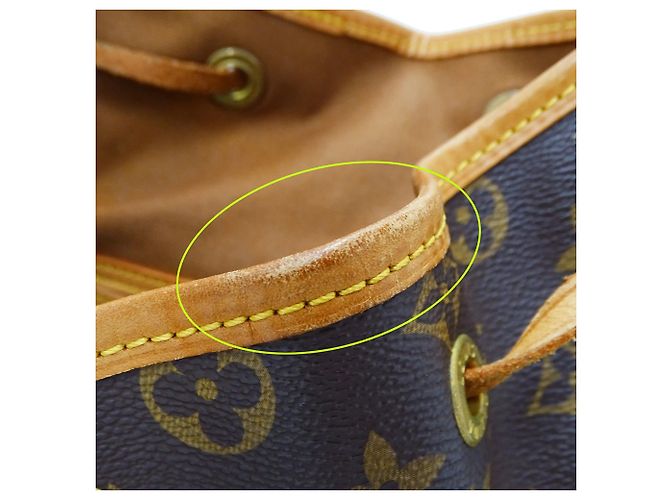 Montsouris Louis Vuitton Monogram Canvas Rucksack Braun - Ansicht 14