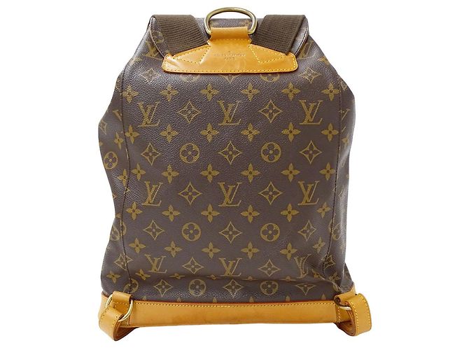 Montsouris Louis Vuitton Monogram Canvas Rucksack Braun - Ansicht 2