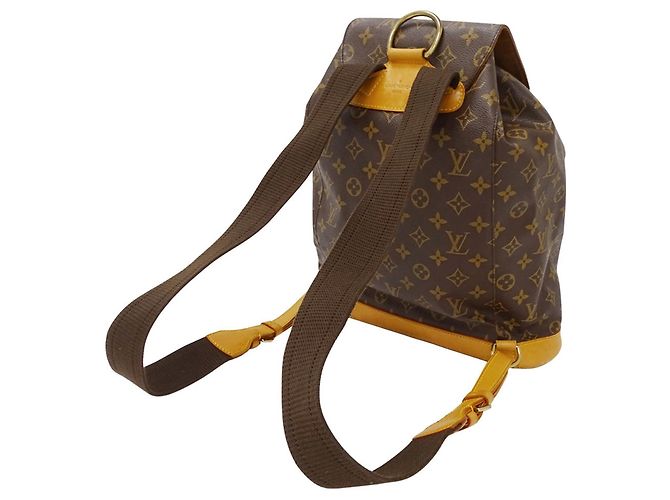 Montsouris Louis Vuitton Monogram Canvas Rucksack Braun - Ansicht 5