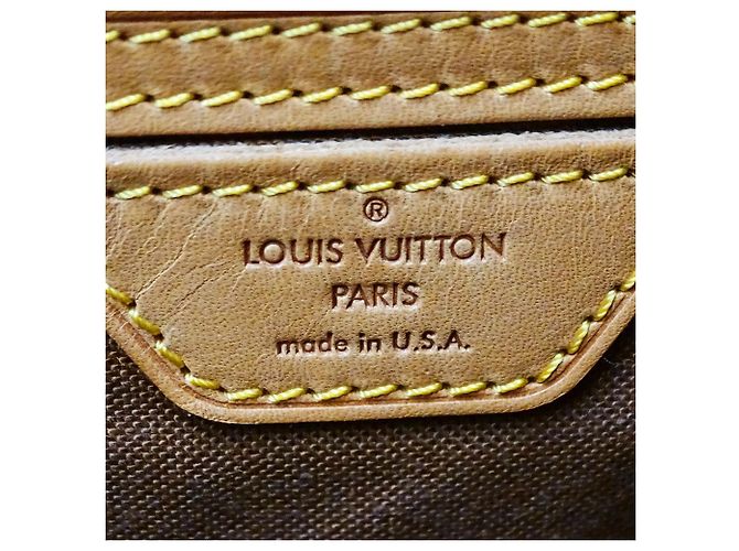 Montsouris Louis Vuitton Monogram Canvas Rucksack Braun - Ansicht 8