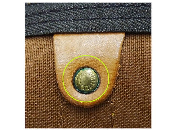 Borsa Boston in Canvas Monogram marrone Louis Vuitton - vista 14