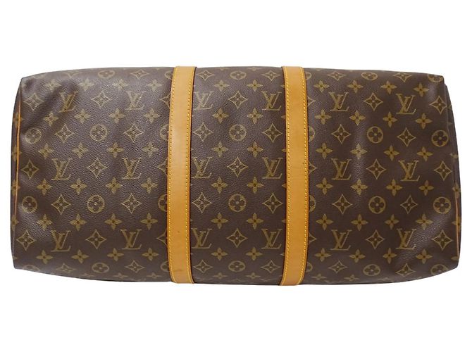 Borsa Boston in Canvas Monogram marrone Louis Vuitton - vista 3