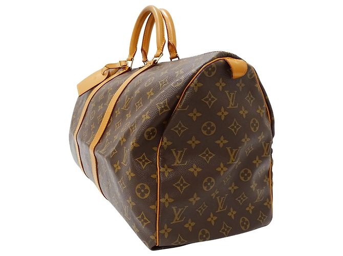 Borsa Boston in Canvas Monogram marrone Louis Vuitton - vista 4