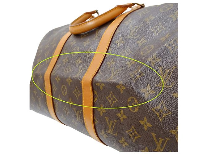 Borsa Boston in Canvas Monogram marrone Louis Vuitton - vista 8