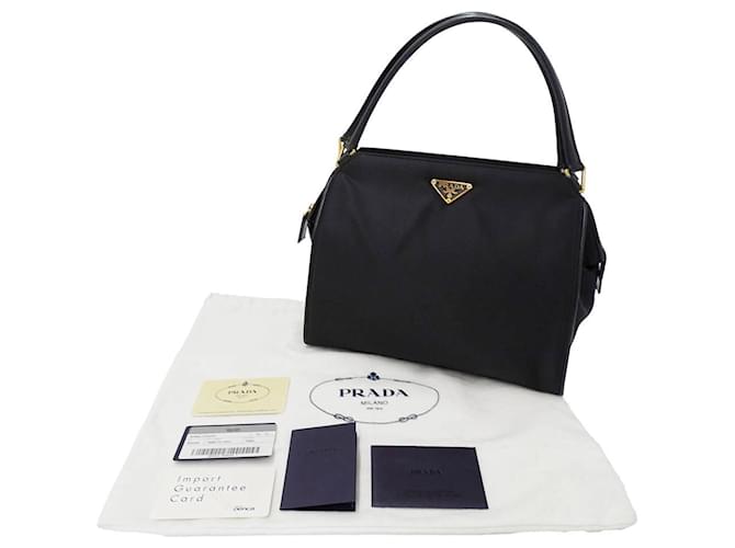 Borsa in nylon nero Prada - vista 5
